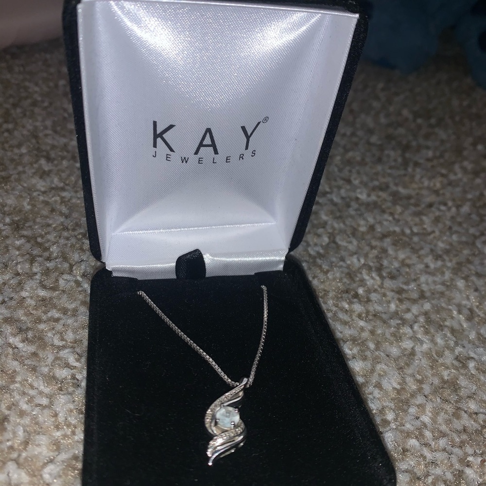 May jewelers aquamarine necklace